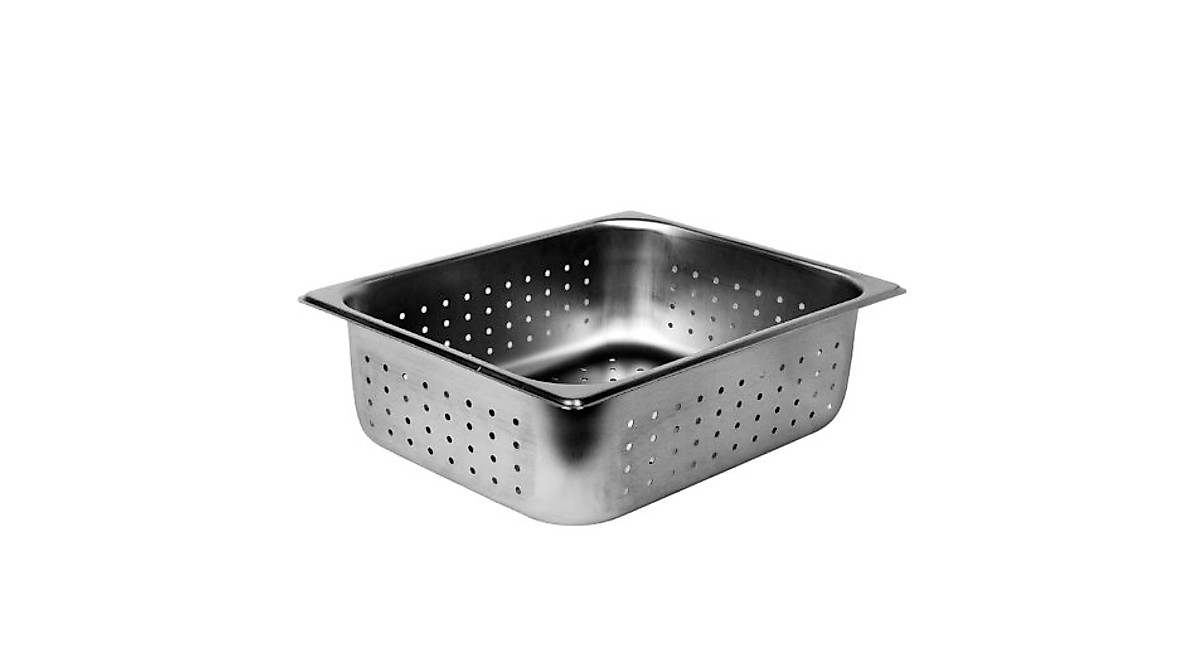 Excellante Half Size 4-Inch Deep Perforated Steam Pan | Durable ...
