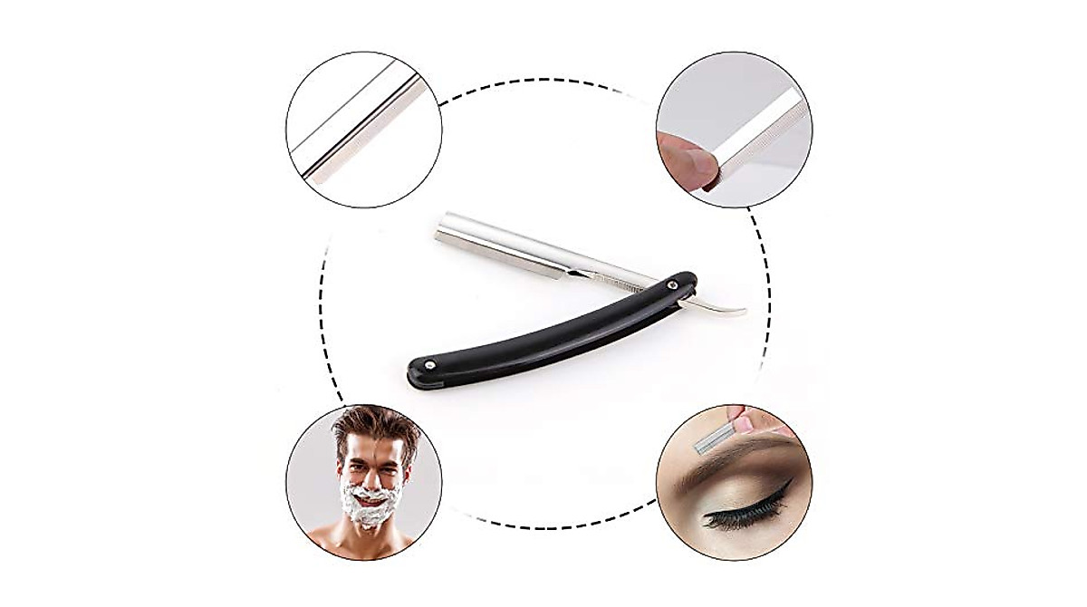 Lamoutor 100Pcs Razor Blades - Durable & Sharp