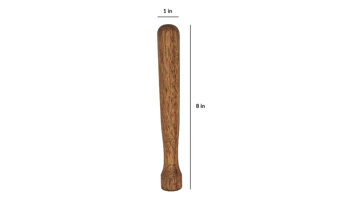 Hudson & Lane Wooden Cocktail Muddler for Perfect Mixes