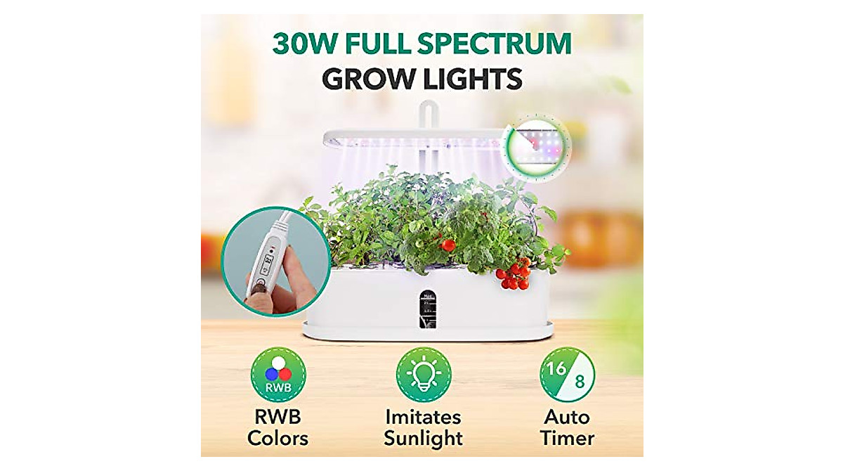 DR GOODROW Hydroponics System - Indoor Herb Garden Kit