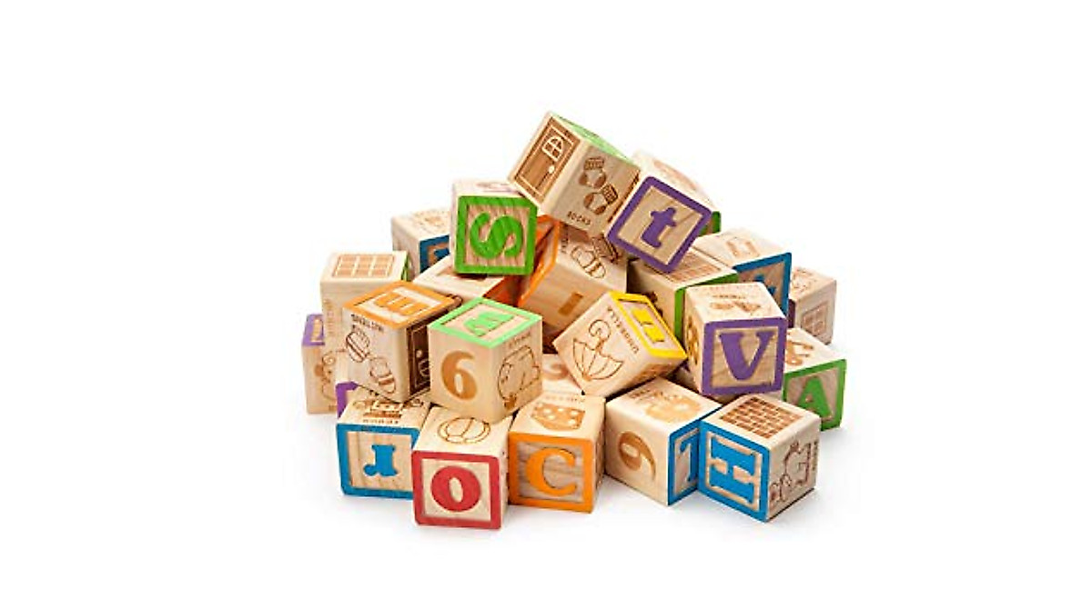 Engaging Jumbo Wooden ABC Blocks for Toddler Learning