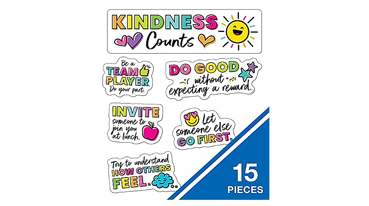 Carson Dellosa Kind Vibes Bulletin Board Set for Classrooms