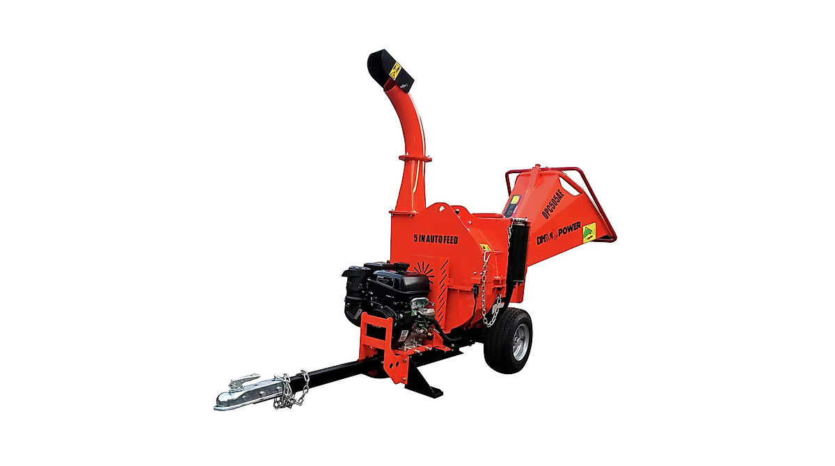 DK2 5-Inch Hydraulic Auto-Feed Chipper Shredder