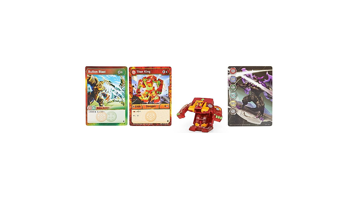 Bakugan Geogan Rising 2021 Pyrus Titan King Geogan Action Figure
