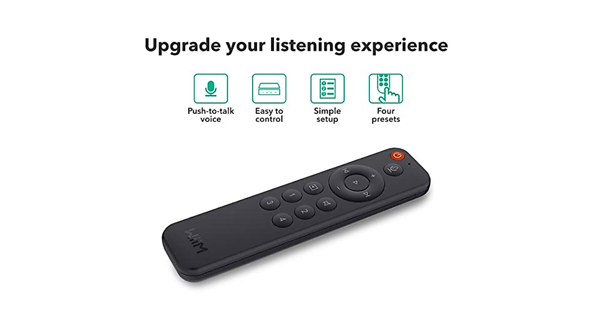 WiiM Voice Remote for WiM Mini & Pro - Voice Control & Presets