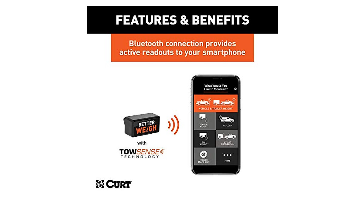 CURT BetterWeigh Mobile Towing Scale for Safe Towing