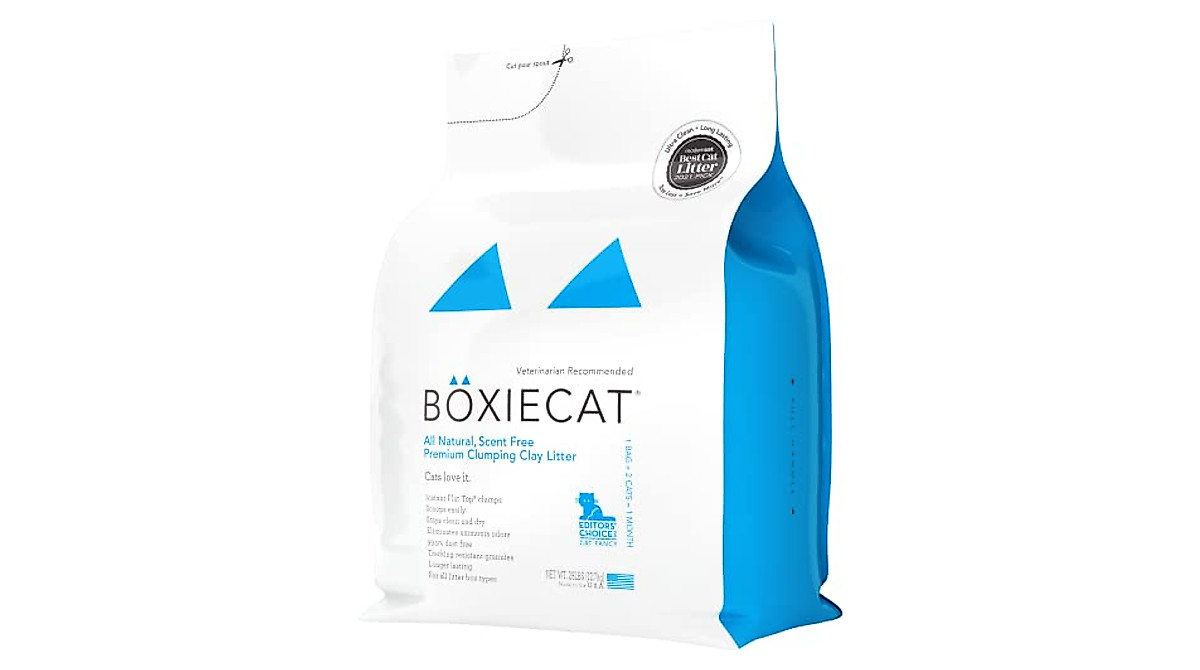 Boxiecat Premium Clumping Cat Litter - Odor Free and Dust Free