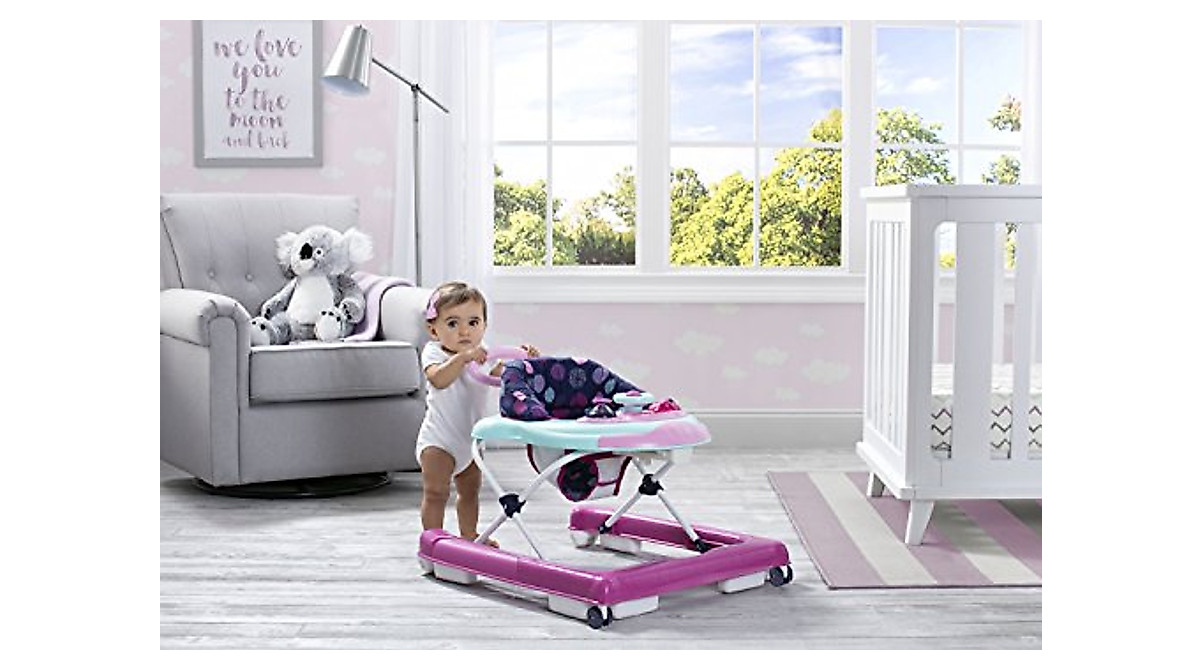 Delta Children First Exploration 2-in-1 Baby Walker | Versatile & Compact