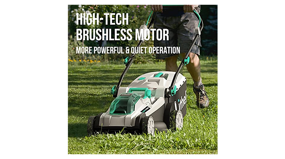 Litheli Cordless Lawn Mower - Efficient & Lightweight