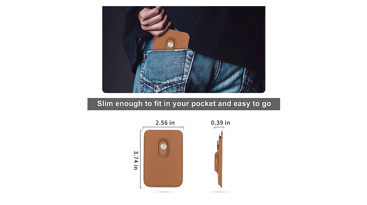 Portafoglio MagSafe Con AirTag – Custodia Carte E Tracker Integrato Per IPhone 12-15