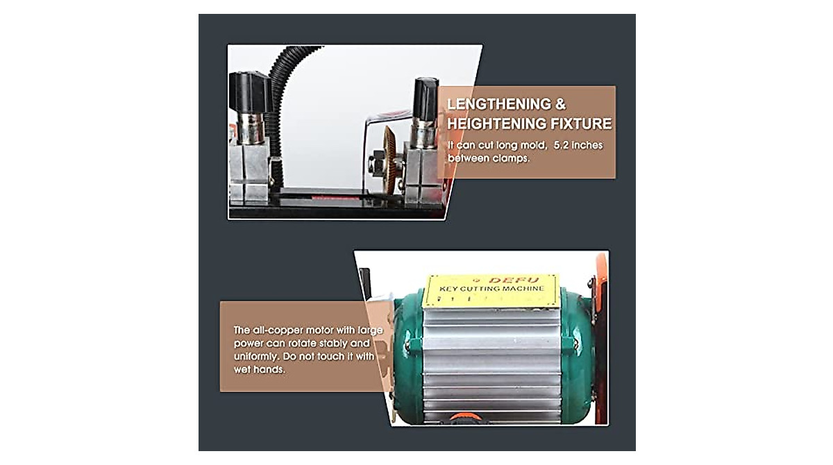 Vanell Duplicator Cutting Machine 110V for Precise Key Duplication