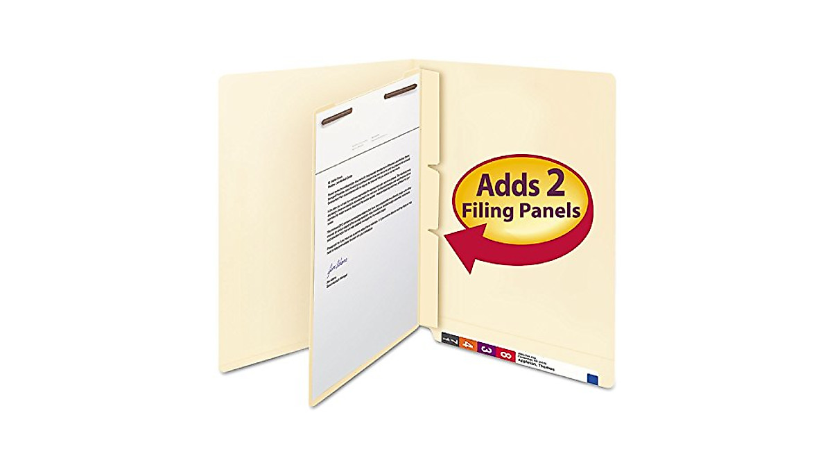 Smead Self-Adhesive Folder Divider - 100 per Box
