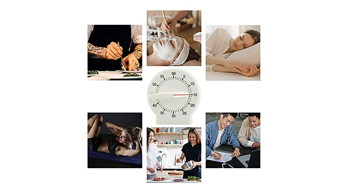 Mechanical Kitchen Timer - 60 Min No Battery Needed