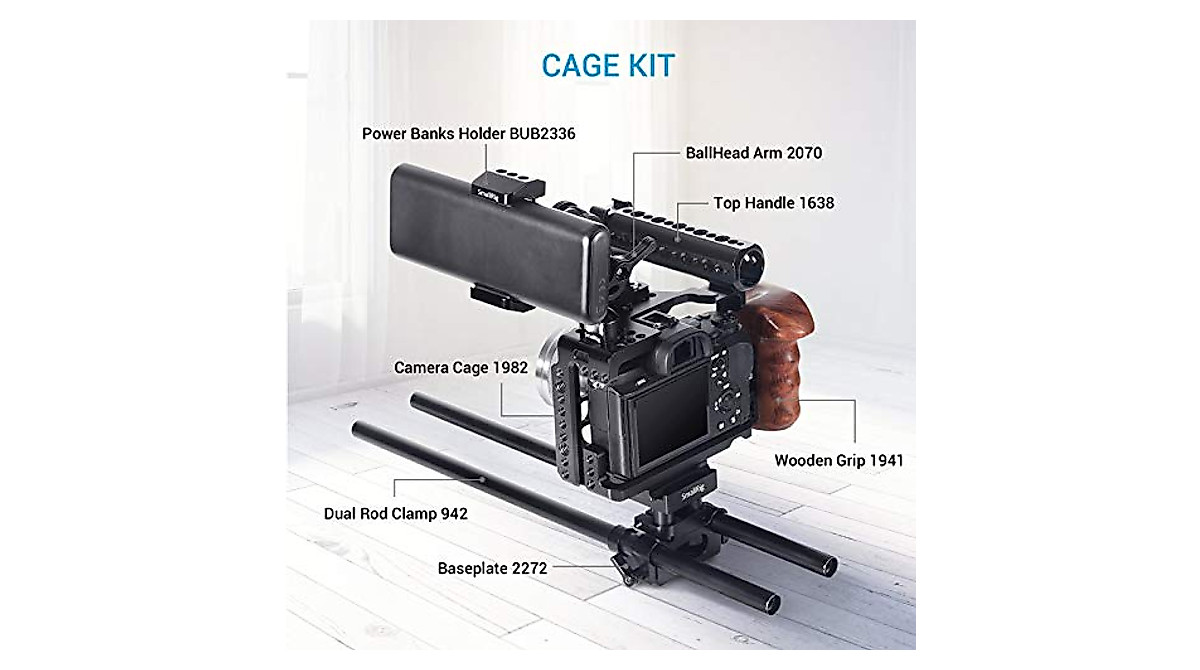 SmallRig Power Bank Holder for Camera Rigs | Secure Mount