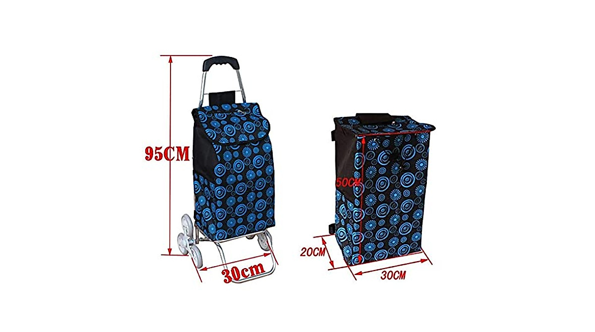 Multi-Function Shopping Trolley for Easy Hauling