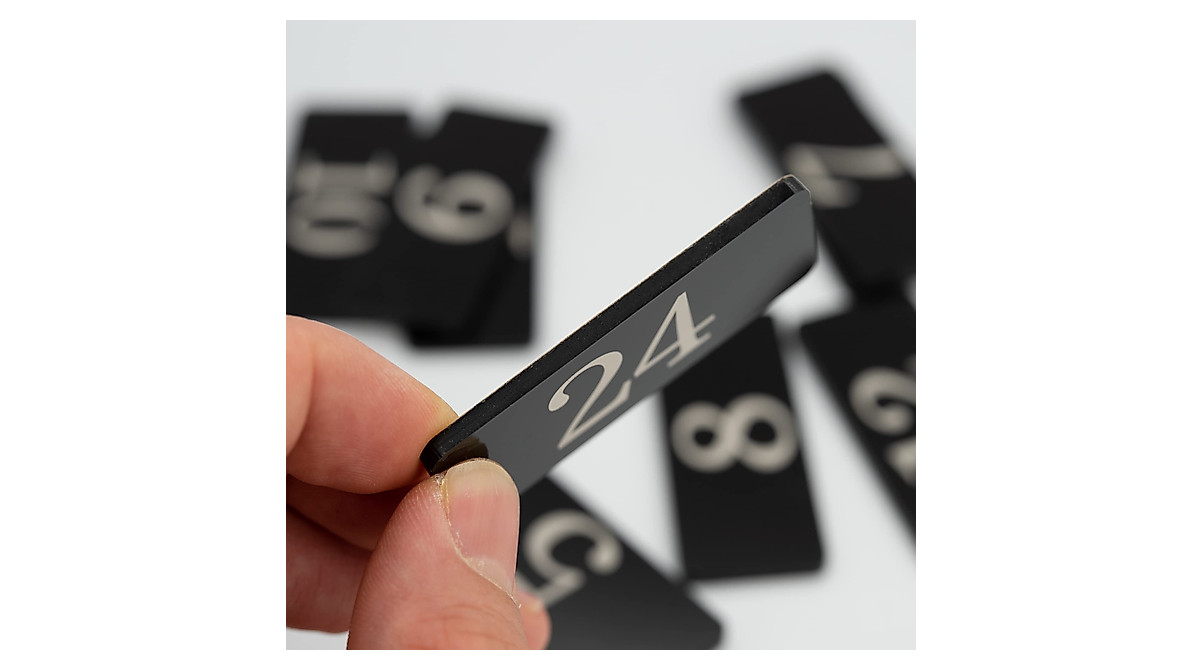 StayMax Plastic Numbered Stickers for Lockers & Tables