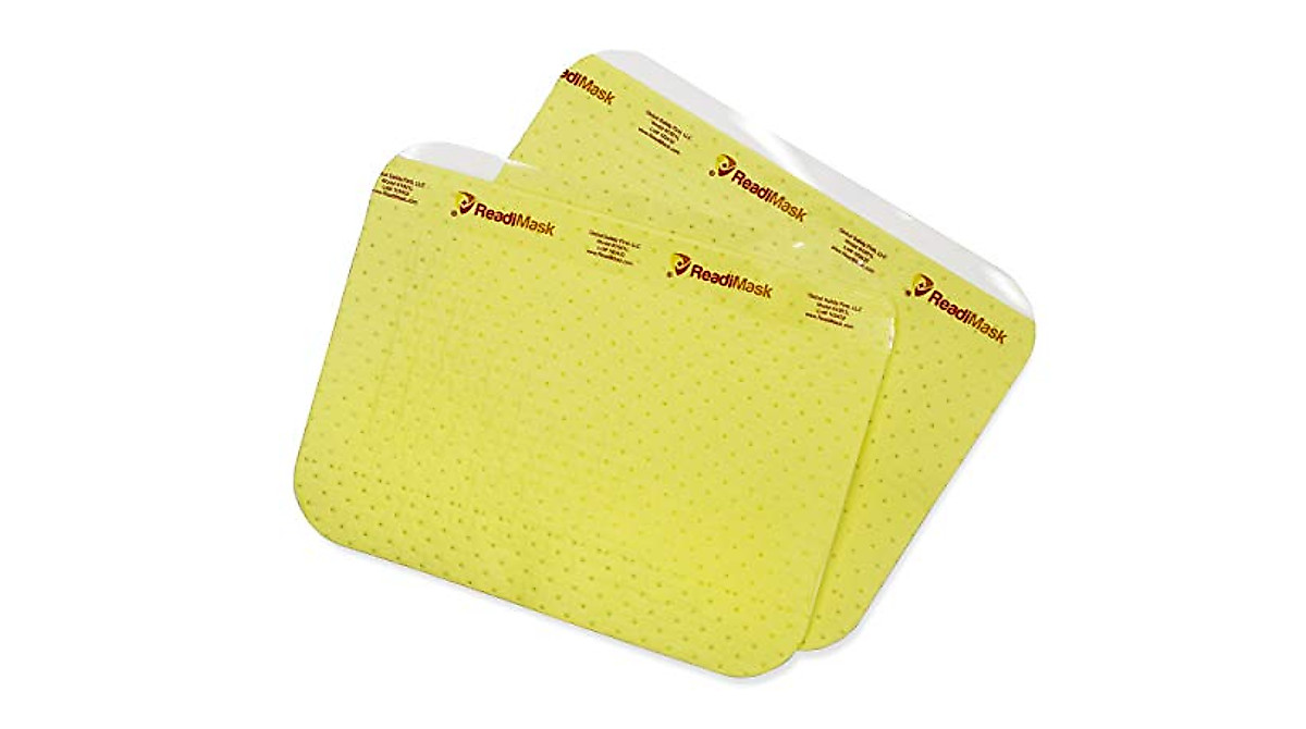 Strapless Yellow ReadiMask Respirator 10-Pack