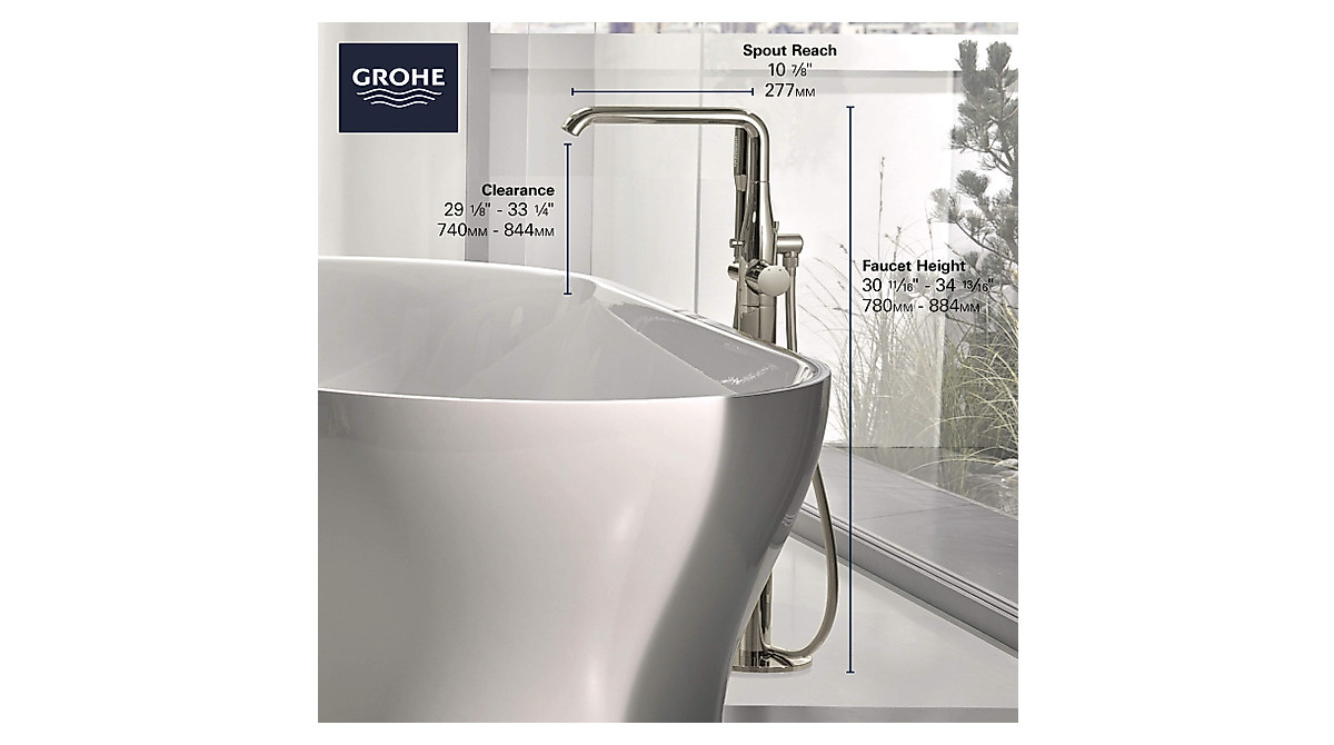 GROHE Essense Freestanding Bathtub Faucet - Luxurious Design