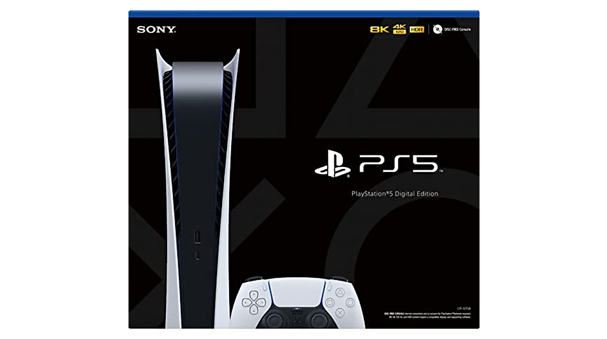 Sony PlayStation 5 Digital Edition PS5 Console - Fast, Immersive Gaming