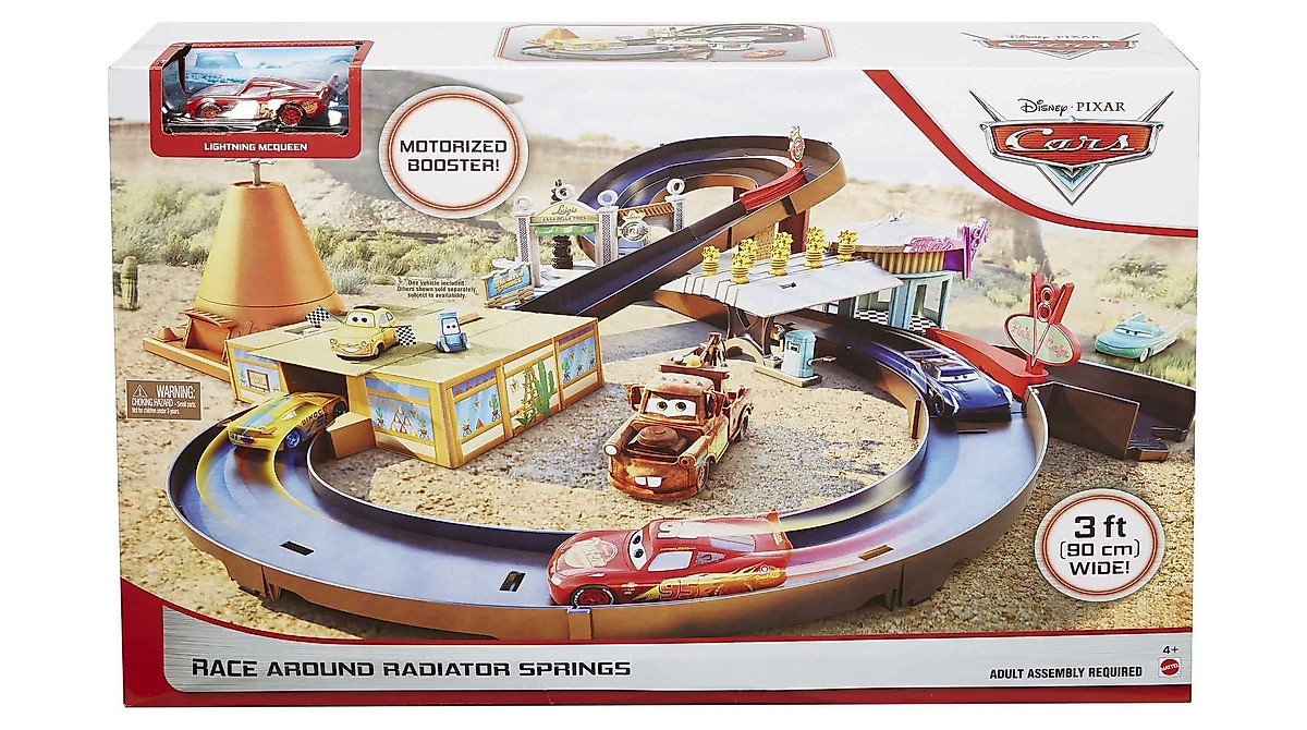 Lightning McQueen Cars Track Set - Race in Radiator Springs