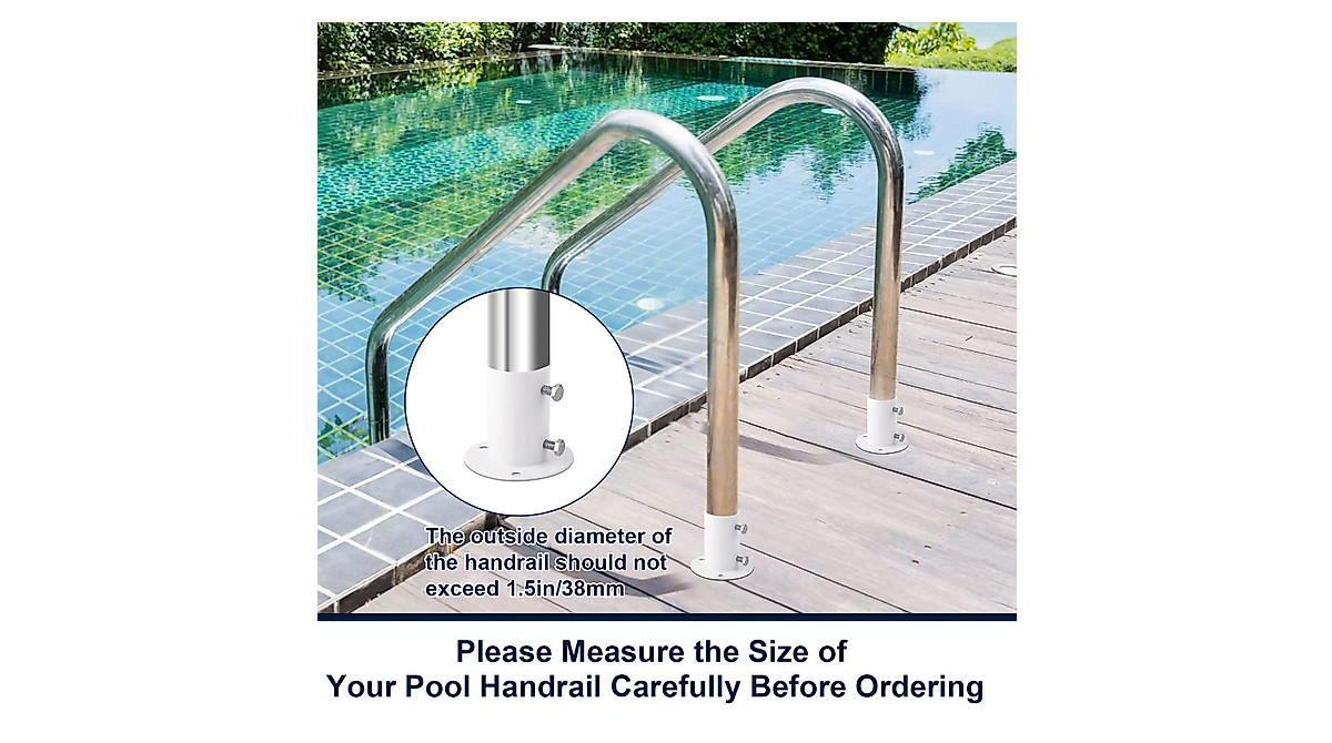Stainless Steel Pool Flanges for Above Ground Ladders | SAVITA