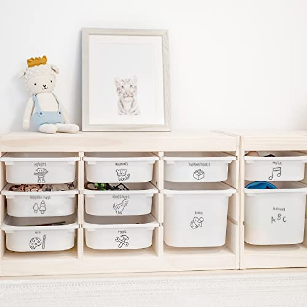 Creative Toy Storage Labels - 40 Unique Designs