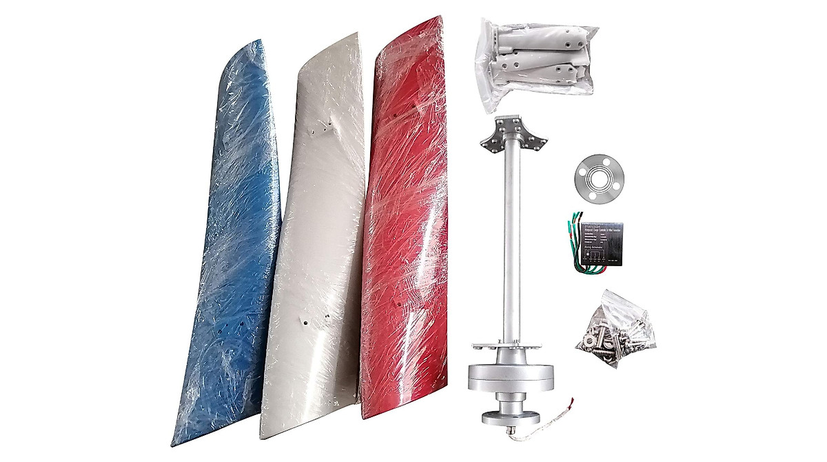 Efficient 400W 12V Wind Turbine Kit for Marine, RV & Home