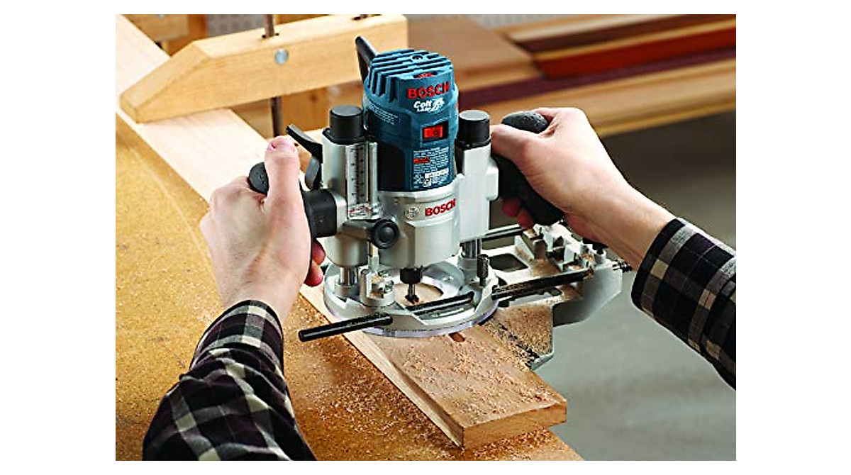 BOSCH RA1054 Router Edge Guide with Dust Extraction | Precise & Versatile