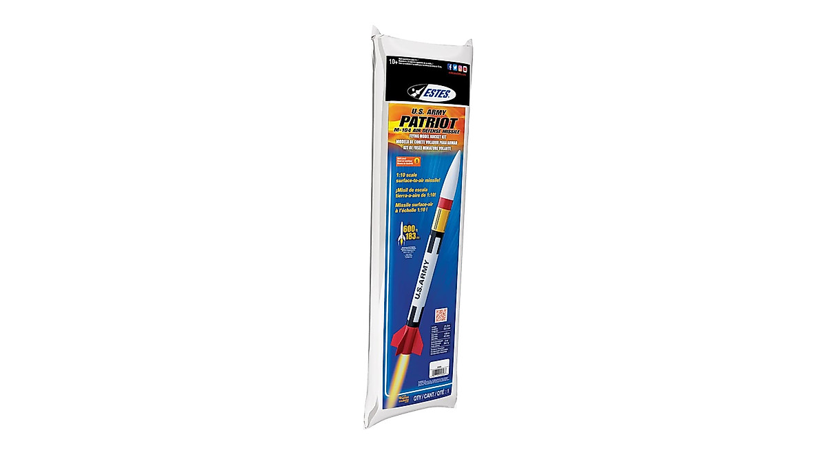 Estes U.S. Army Patriot Rocket Kit | High-Altitude Model Rocket