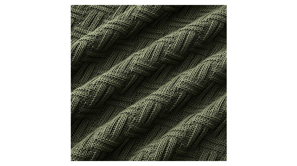 TREELY 100% Cotton Knitted Throw Blanket - Soft & Cozy