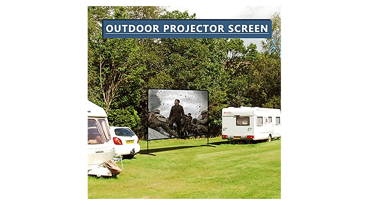 180-Inch Outdoor Projector Screen for Home Theater & Events