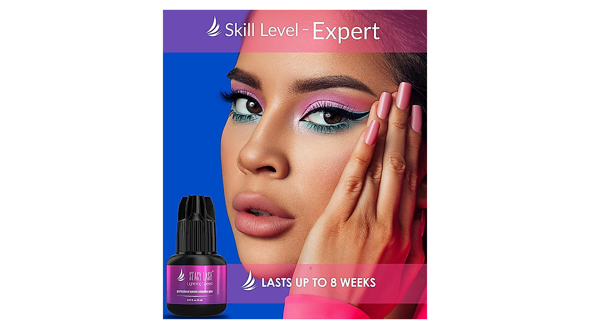 Lightning Speed Eyelash Extensions Glue - Fast Drying