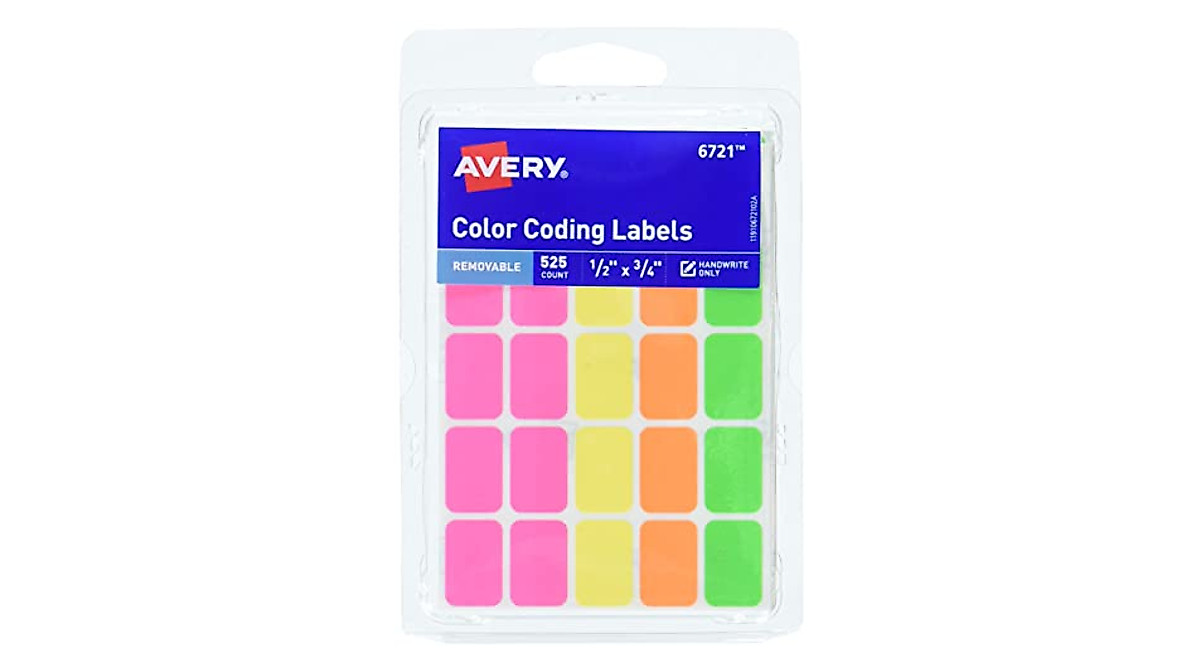 Avery Reinforcement Labels for Small Sheets – Handwrite & Protect