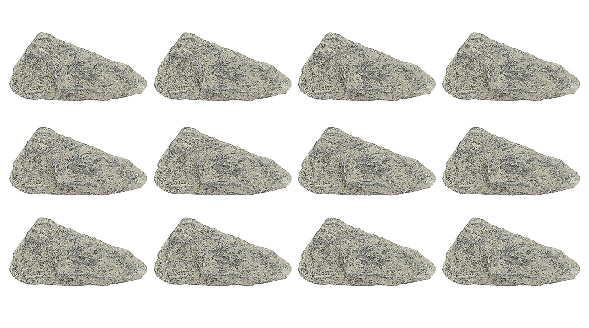 12-Pack Raw Phyllite Rocks for Geology Education & Collection