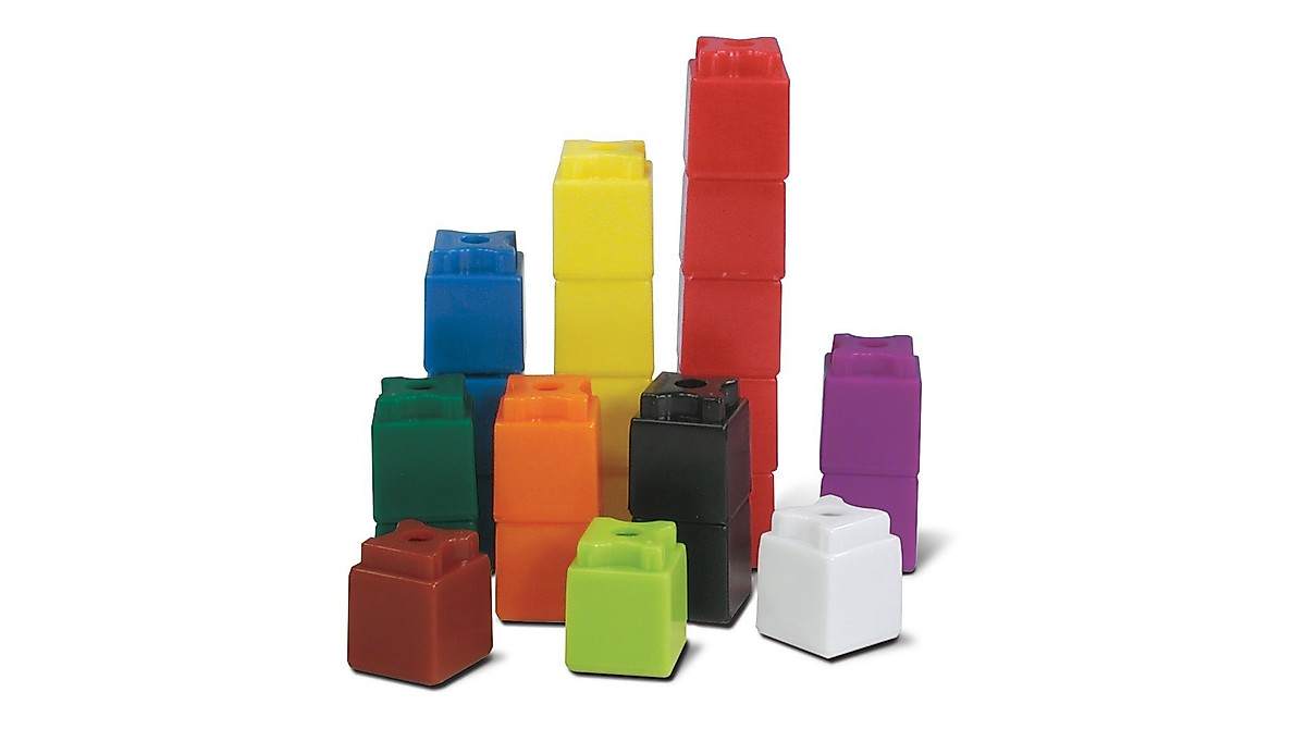 Engaging Math Linking Cubes for Kids – 500 Count Set