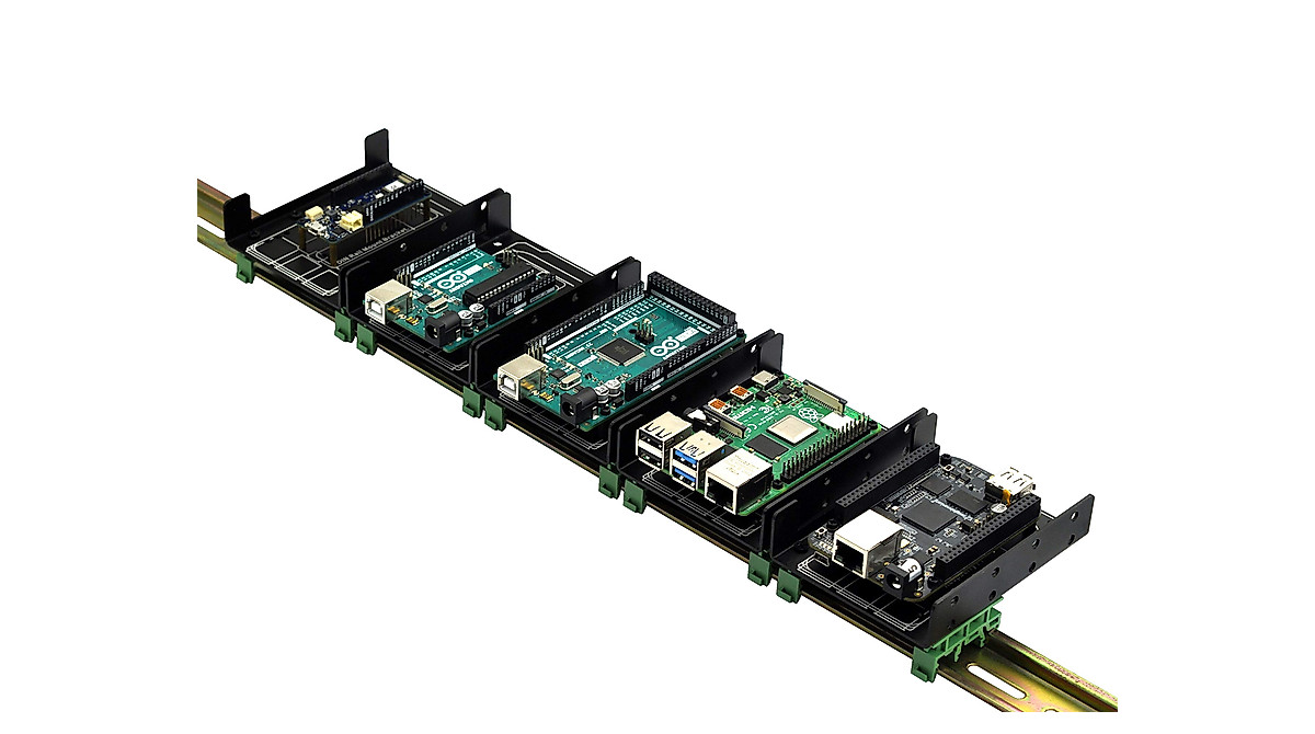 DIN Rail Mount Bracket for Raspberry Pi & Arduino | Industrial Control