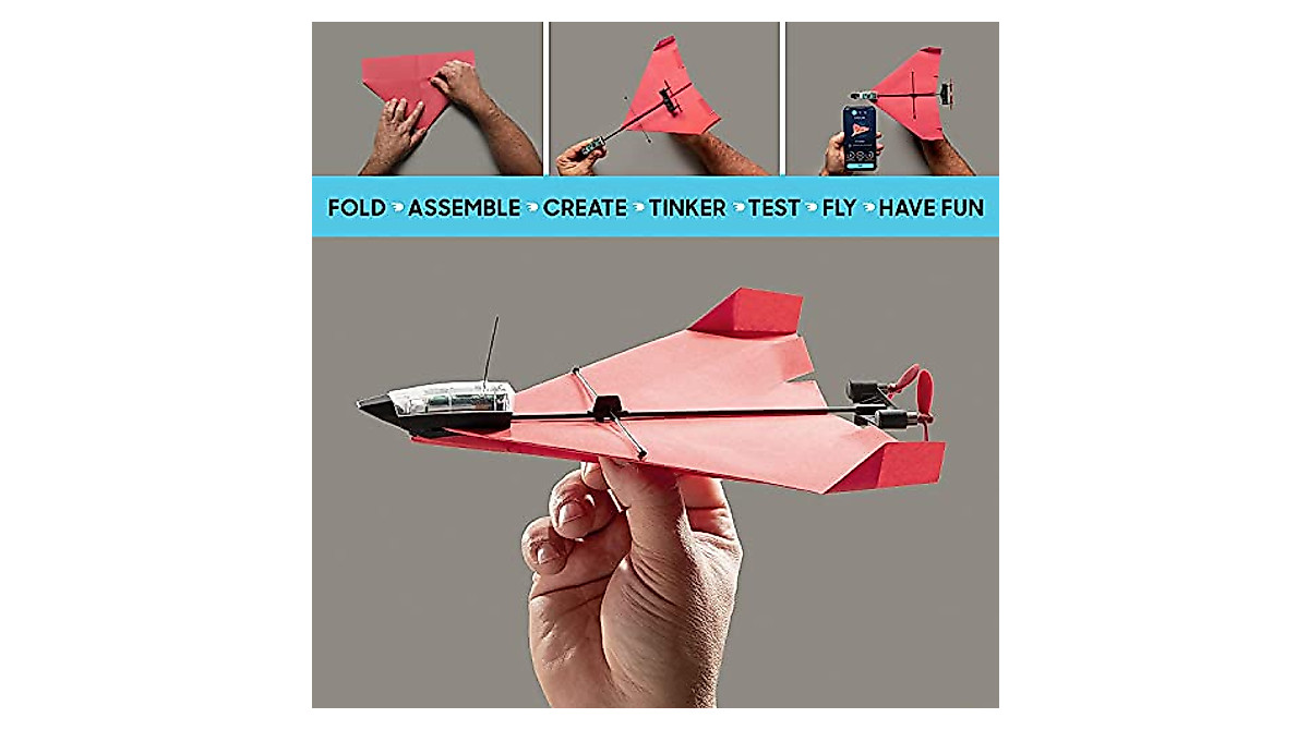 POWERUP 4.0 RC Paper Airplane Kit: Smart Autopilot & STEM