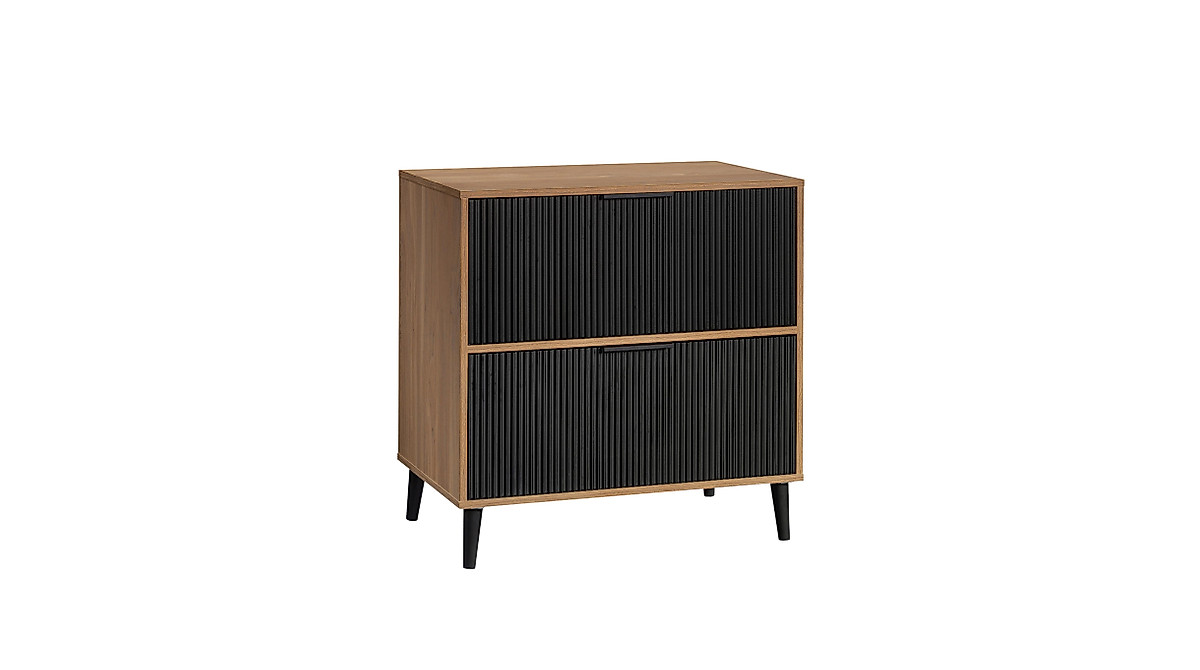 Sauder Ambleside Lateral File in Serene Walnut Finish - Modern Storage