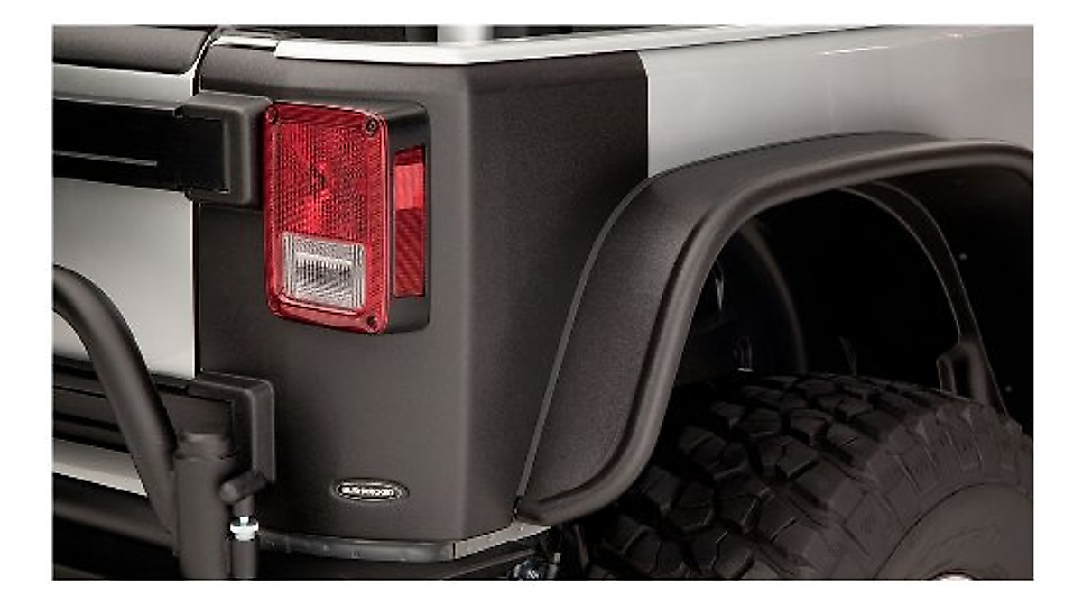 Bushwacker Trail Armor Rear Corner Covers for Jeep JK 2007-2018