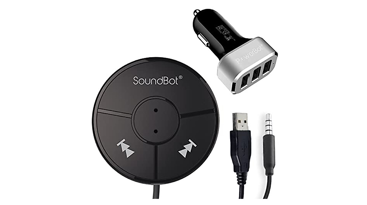 SoundBot SB360 Bluetooth Car Kit & SB221 HD Headset - Wireless Audio ...