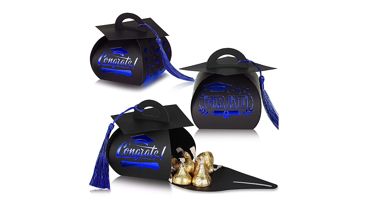 30 Pcs Graduation Cap Gift Boxes - Perfect Party Favors