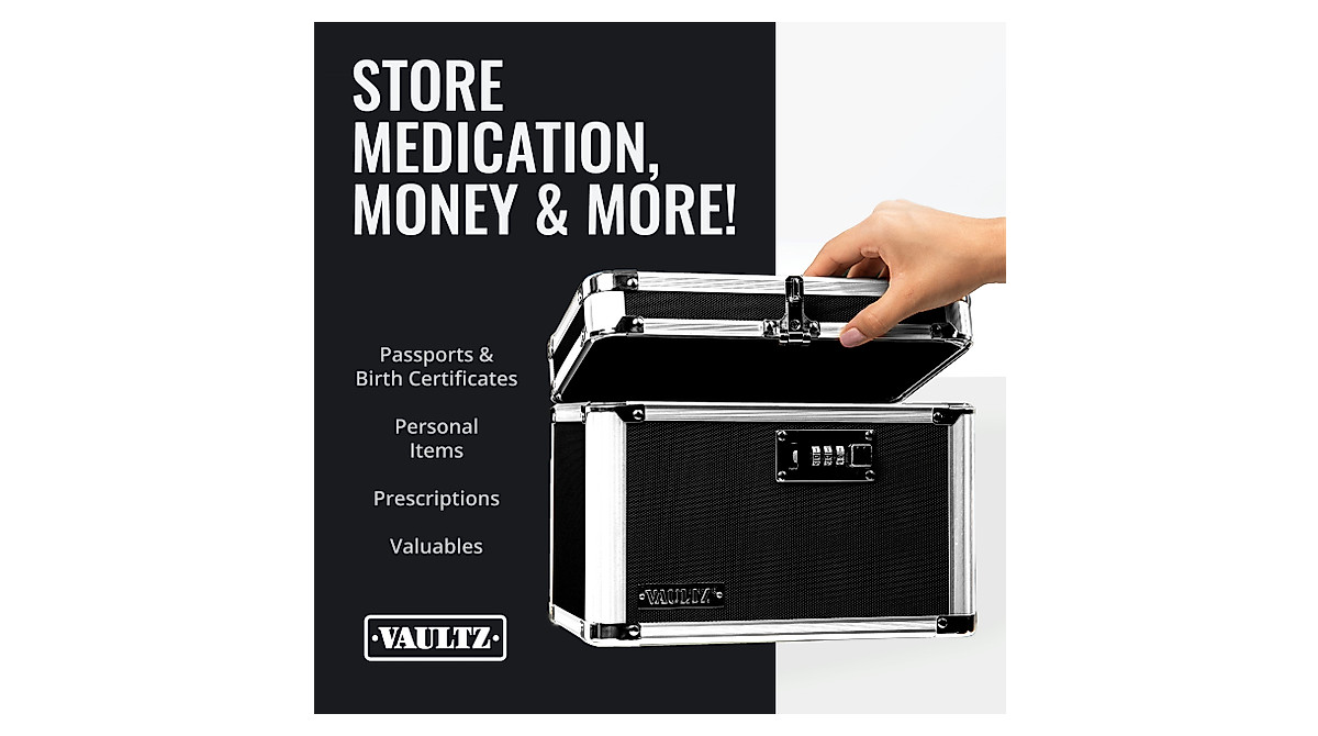 Vaultz Combination Lock Box - Secure Your Valuables Now