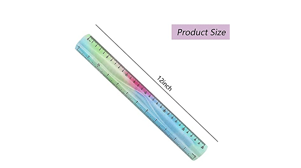Flexible 12-Inch Ruler Set for Students and Professionals