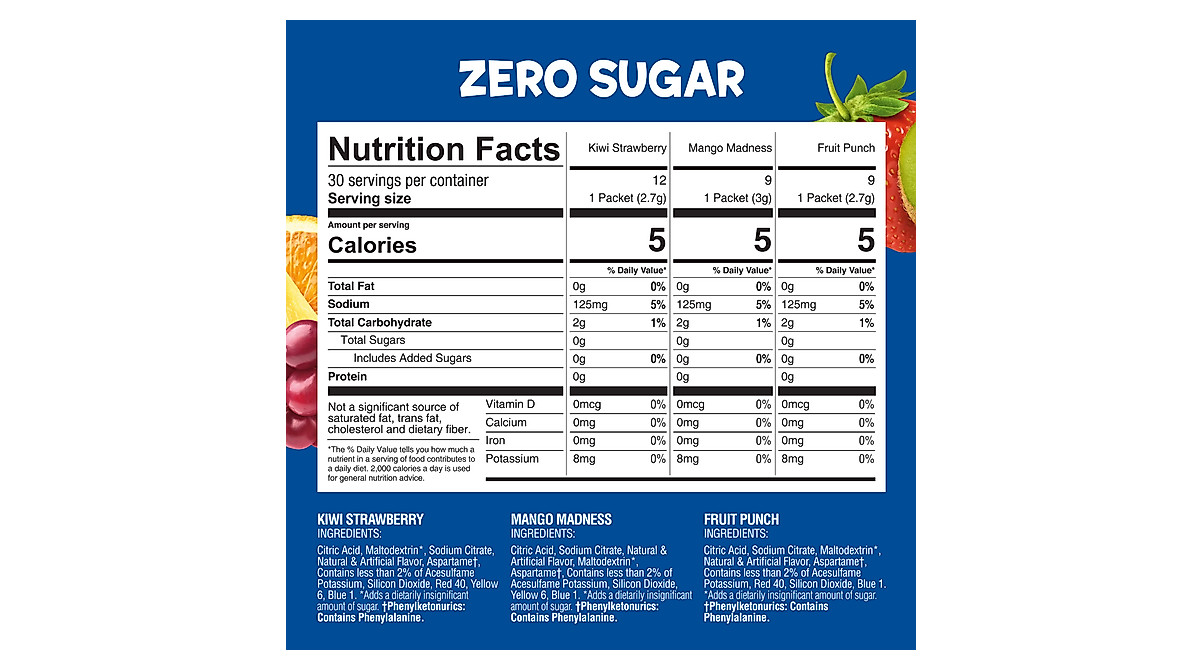 Snapple Powder Drink Mix Variety Pack — 30 Zero-Sugar Flavors