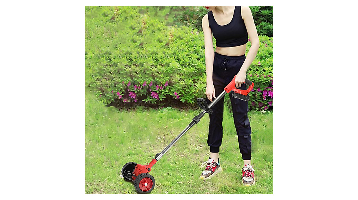 Cordless 24V String Trimmer with 3 Blades for Garden & Lawn