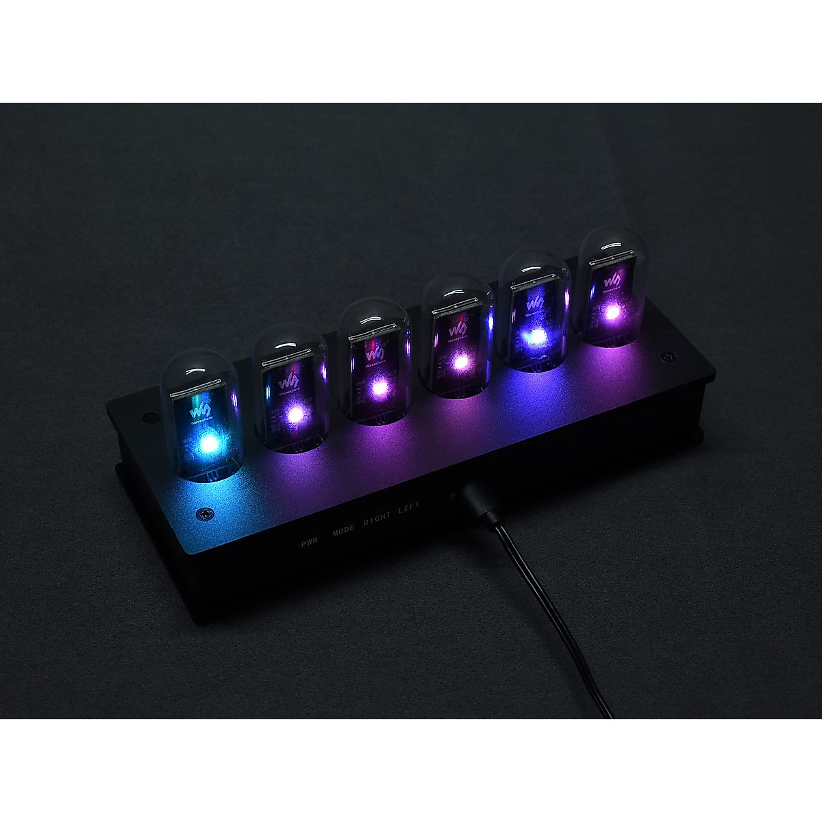 Waveshare RGB Pseudo Nixie Tube Clock for Raspberry Pi