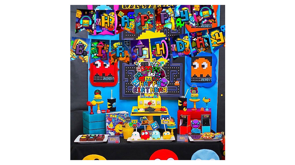 Geometry Dash Birthday Party Supplies for Fun Celebrations