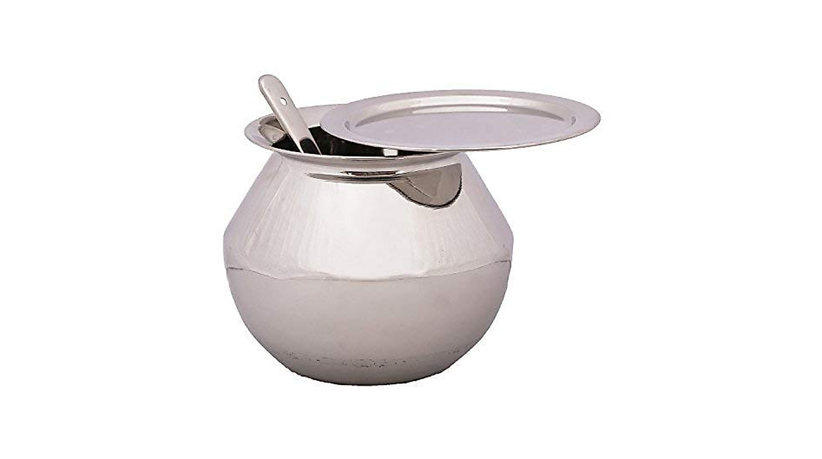 Subaa Stainless Steel Pongal Pot - Durable 4L Cookware