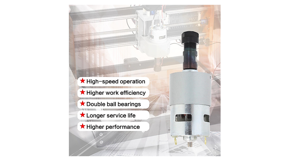 RATTMMOTOR 100W DC Motor for Mini CNC Routers