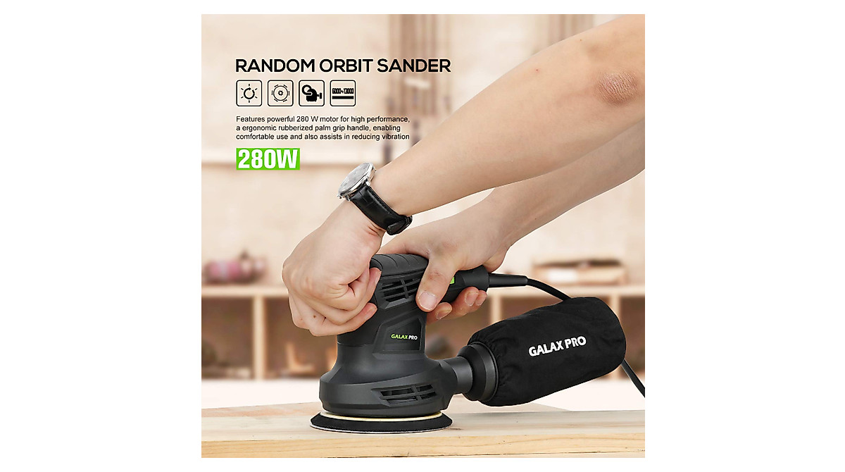 GALAX PRO 280W Orbital Sander with Dust Collector